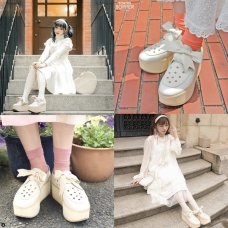 TOKYO BOPPER ribbon shoes platform トーキョーボッパー リボンシューズ 7cm sole
