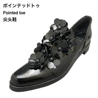 No.959 / Black shiny pointed toe (黒エナメル)