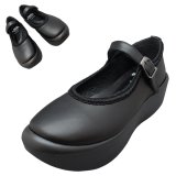 m*m様 TOKYO BOPPER / Black shiny TOKYO BOPPER Ribbon shoes low heels Made in Japan Tokyo design