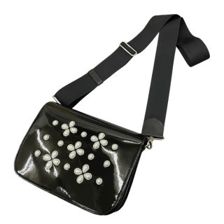 tokyo bopper Black Leather (黒レザー) 24cm TOKYO BOPPER original square bag トーキョーボッパー バッグ
